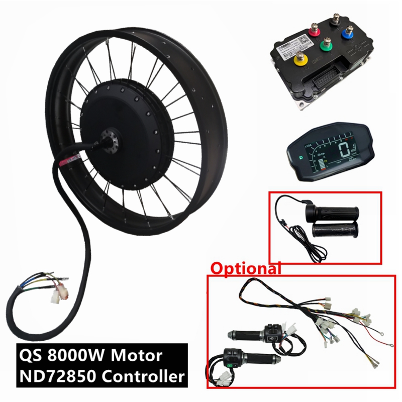 Kit de Motor para Bicicleta El - 72V 8000W Brushless Hub Motor reseña y precio