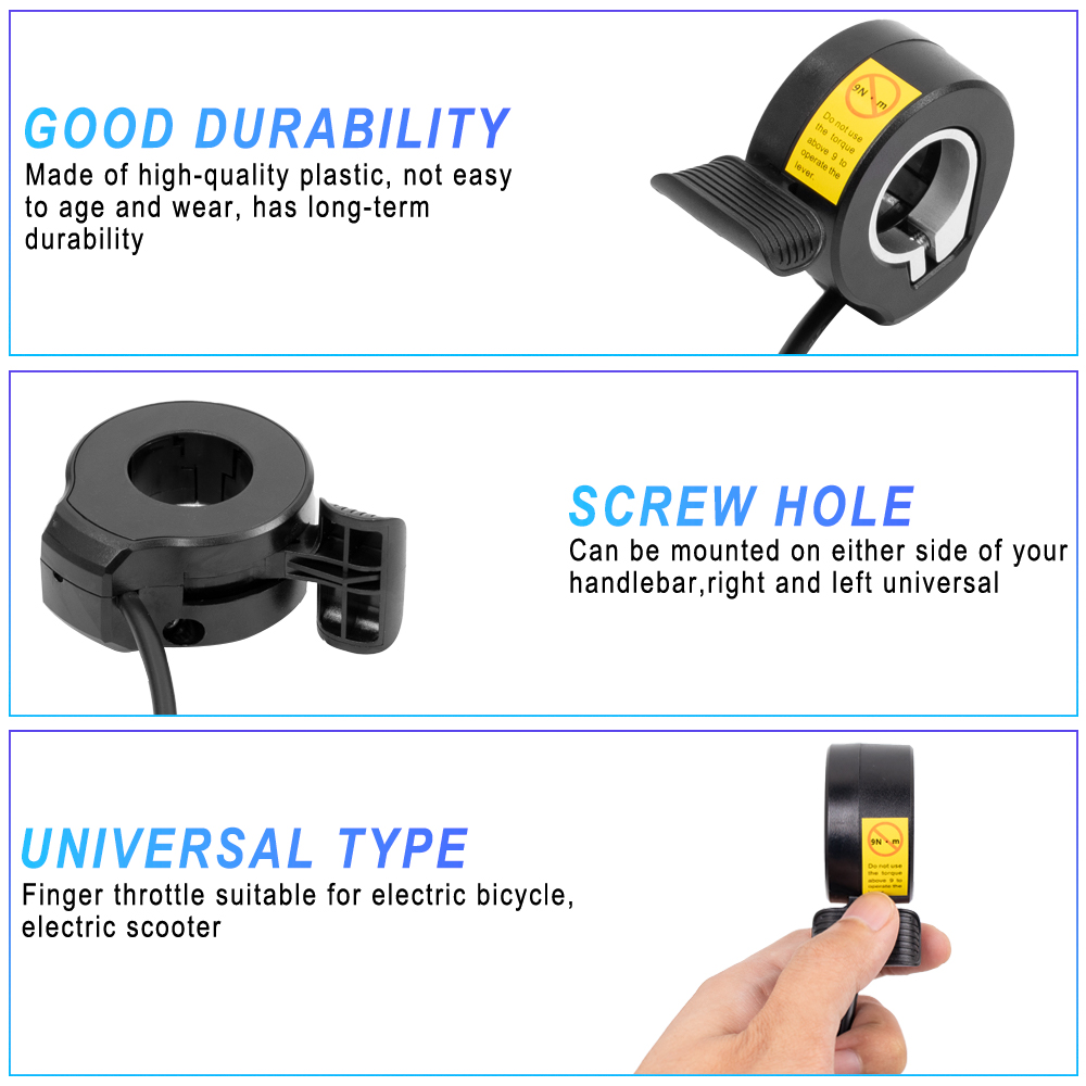 Acelerador de pulgar para bici - Mid Drive Conversion Kit 1000W reseña y precio